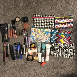 5 Ipsy bags + 36 full size and sample makeup